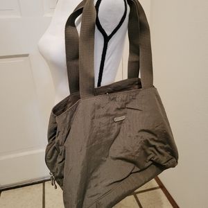 Baggallini multi-pocket tote bag, Green/Orange